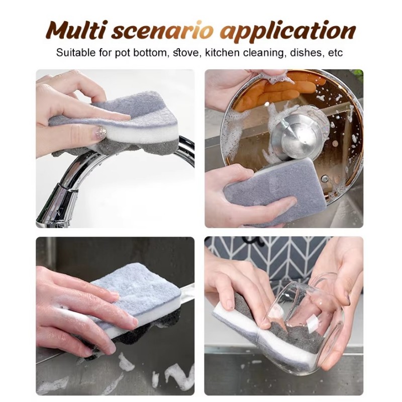 ¿Qué es el artefacto de la limpieza de la cocina: Emery Sponge Wipe?