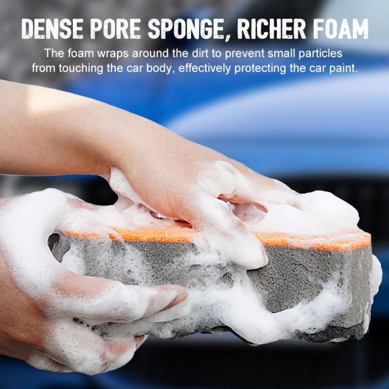 Introducción a la esponja de automóvil amarillo de Master Clean