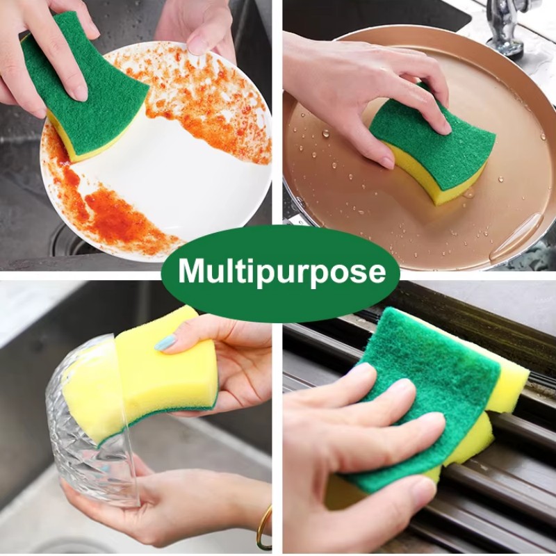 ¿Buscas esponja de plato amarillo y verde? Por favor, mira aquí