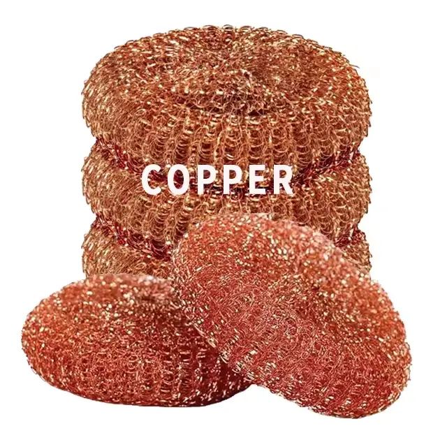 ¿Cuáles son las ventajas importantes del estropajo de cobre puro?